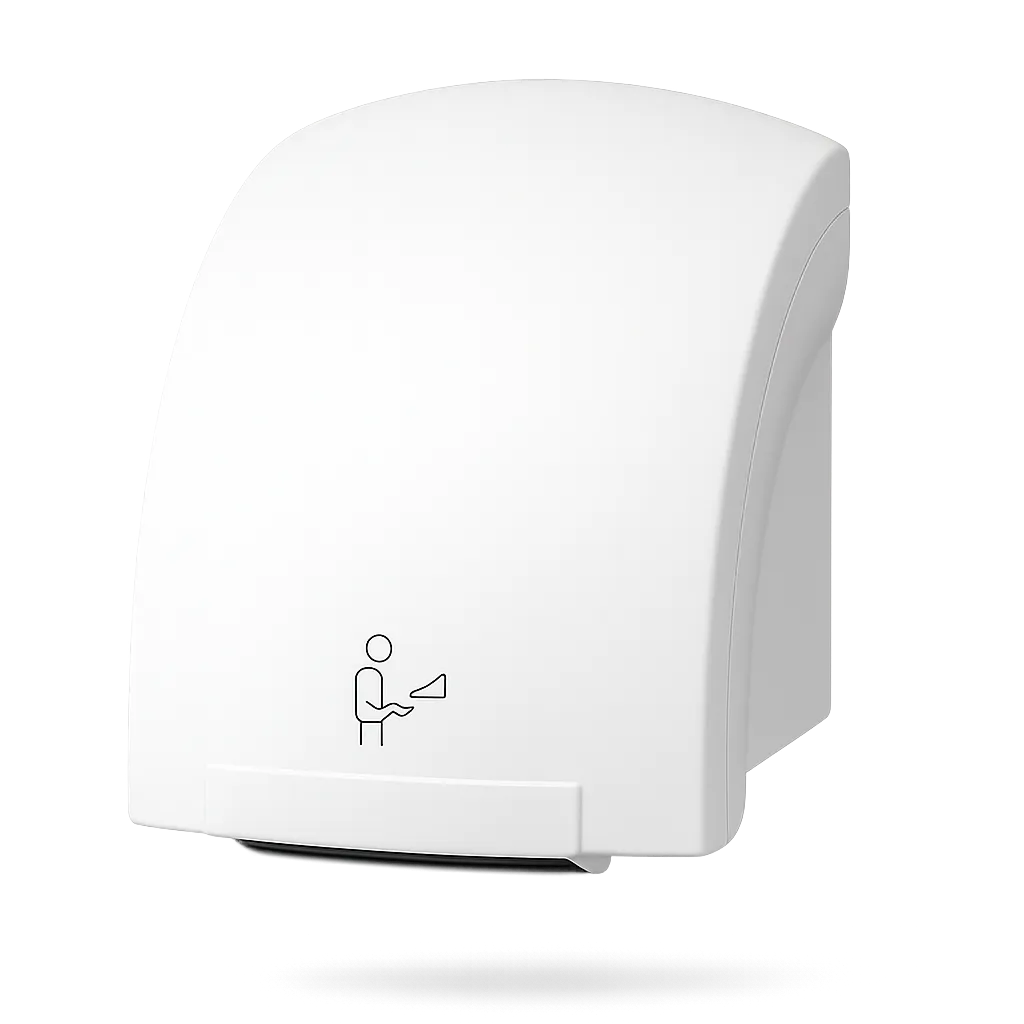 Wall-mounted automatic hand dryer for commercial washrooms in Rugby